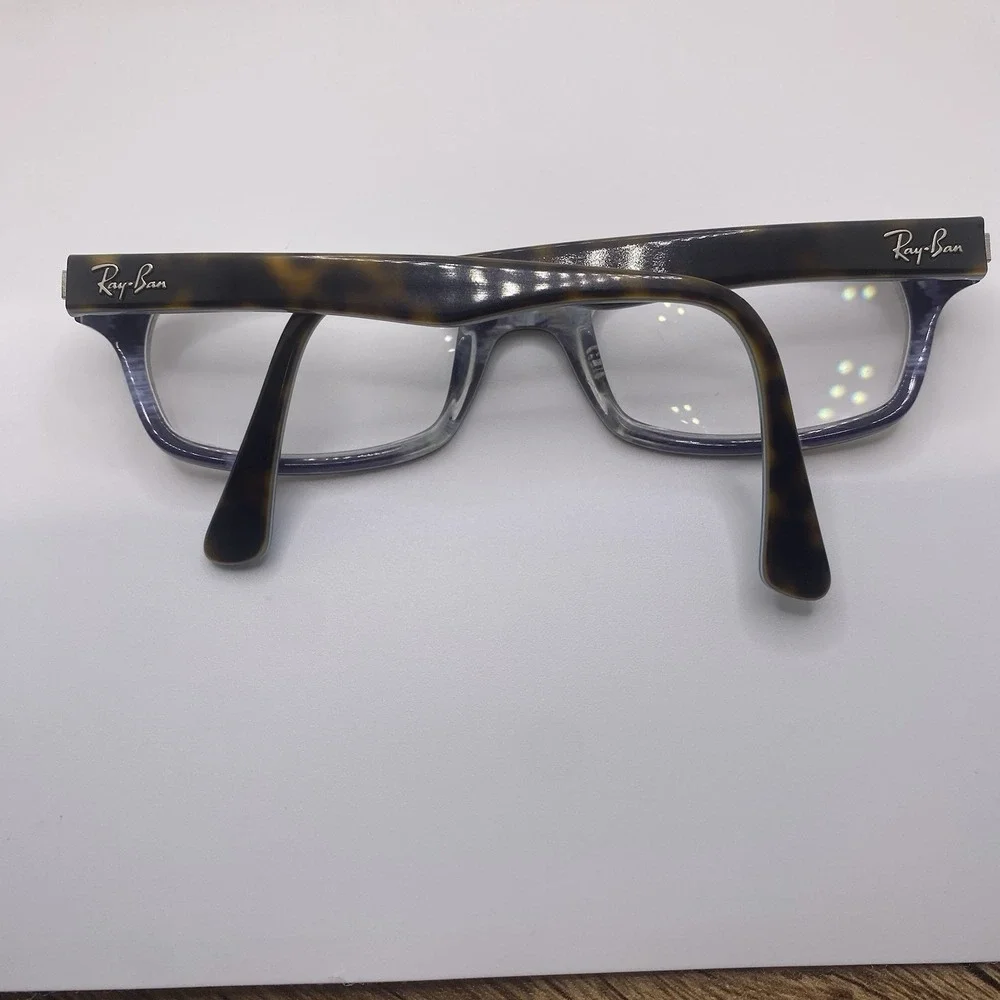 Ray-Ban Eyeglasses Women FRAMES ONLY RB 5150 50-19-135 Brown Tortoise Blue 485 - Picture 10 of 16